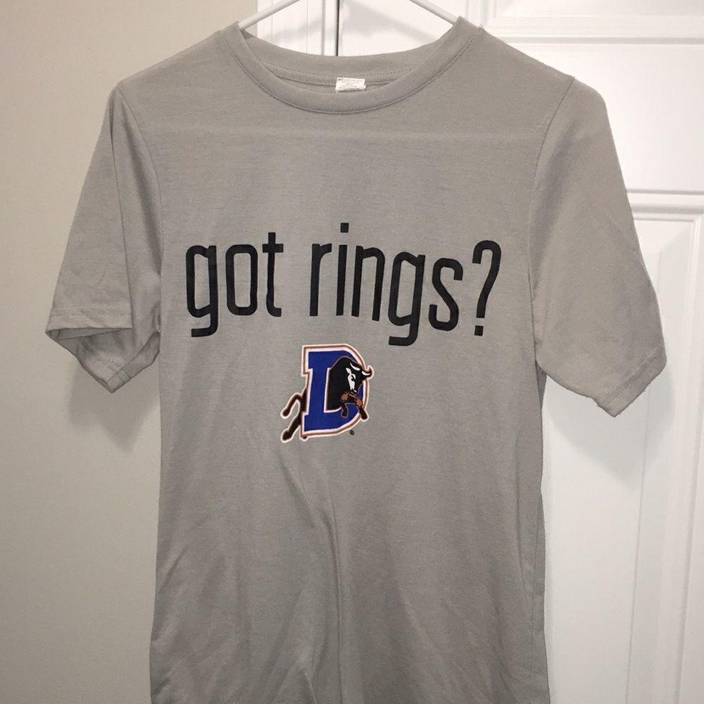 Gray Bull Durham bulls 2017 triple A baseball champions got rings mens t shirt